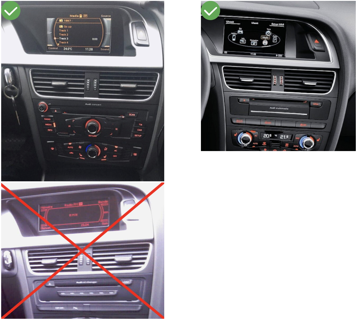 Android Auto And Apple Carplay Audi A4 B8 Boitier Adaptateur Sans Fil Wifi Usb Module Pour Ecran 4290